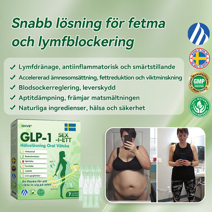 Officiell butik | 𝐇𝐕𝐁®🌟🌟𝐆𝐋𝐏-𝟏 SIX-IN-ONE Hälsolösning Oral Vätska (En dos varje dag – synliga resultat på bara 7 dagar) ⚡ För fetma, hjärt-kärlhälsa, diabetes, sömnapné, ledproblem och mer